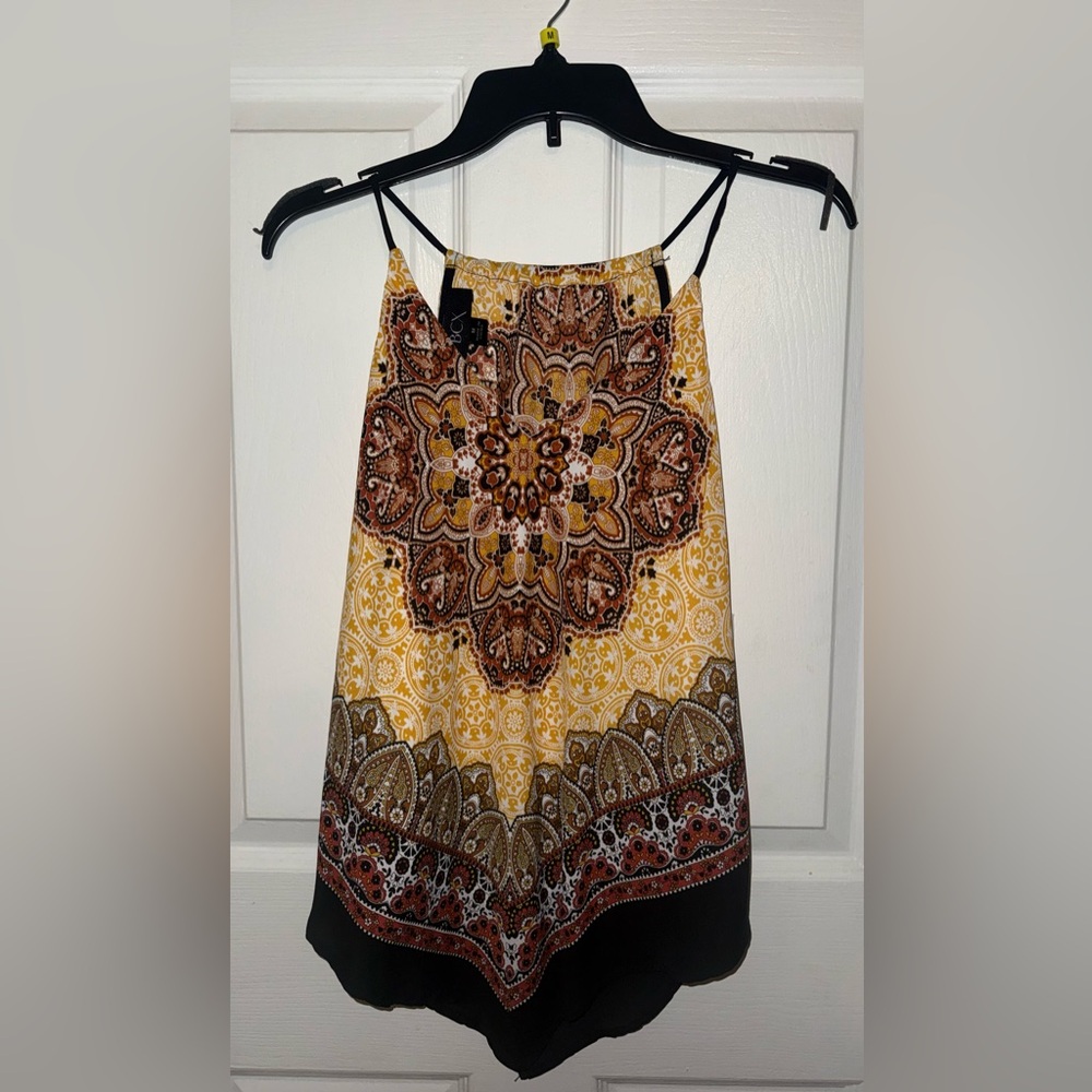 BCX Yellow and Brown Top